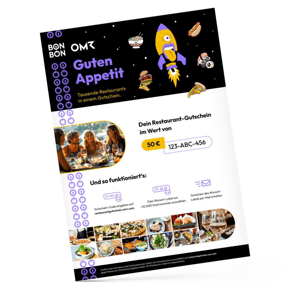 Firmenkunden / B2B Restaurant Gutschein
